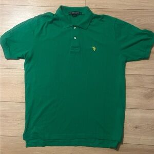 U.S. Polo Assn. Green Polo Shirt